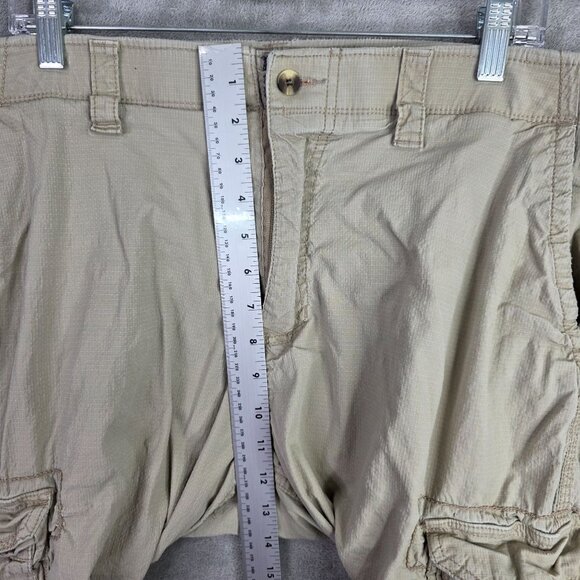Mens Urban Pipeline Tan Cargo Shorts Cotton Blend Stretch 11" Inseam Size 40 - Picture 5 of 10